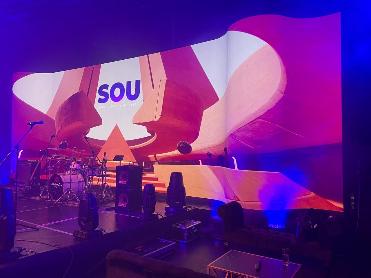 Pantalla LED profesional en un evento