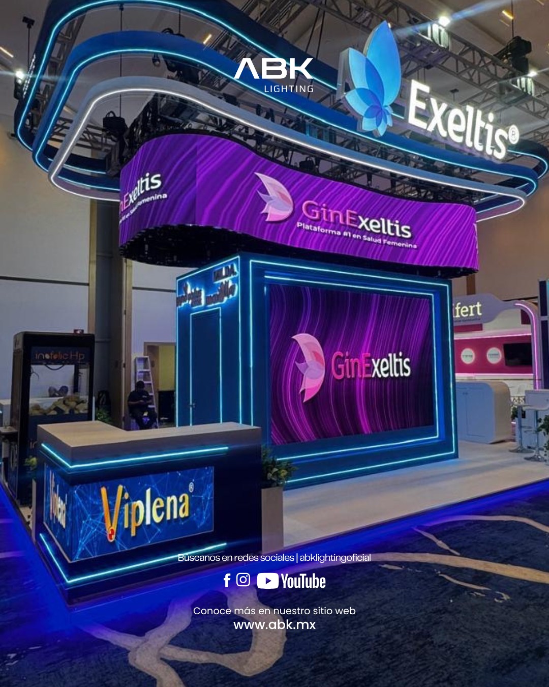 Montaje LED para evento empresarial
